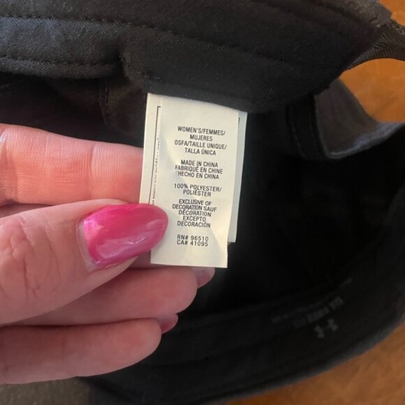 Under Armour Renegade Grey and Pink Baseball Hat - Picture 5 of 9